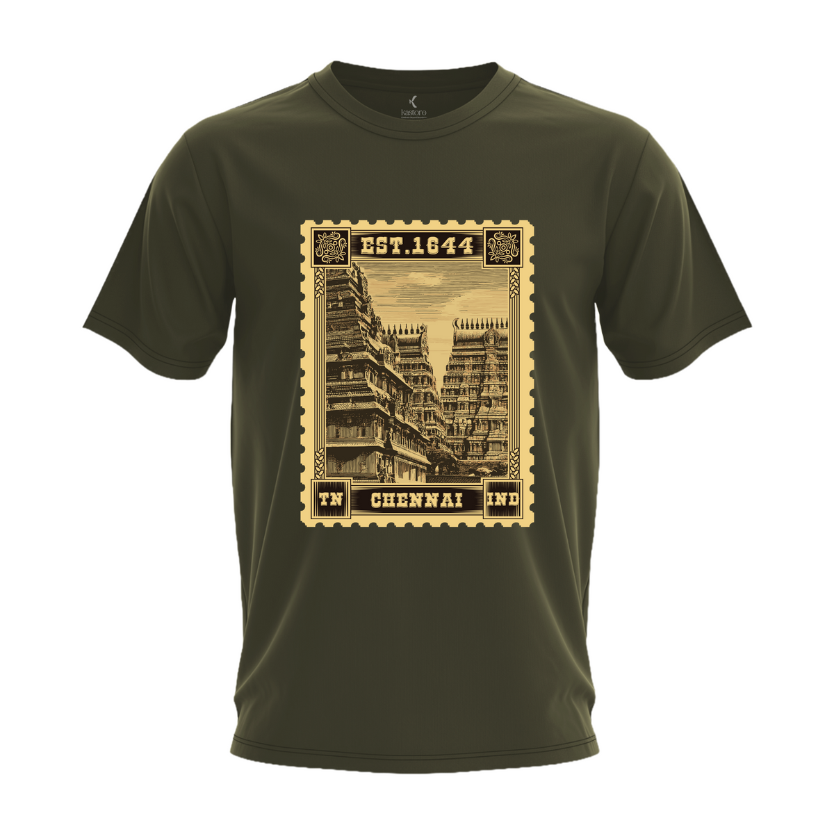 Chennai Stamp T-Shirt | Tamil Nadu T-Shirt