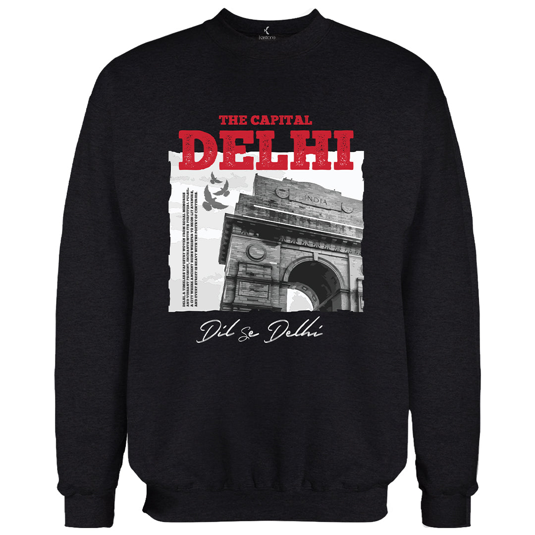 Delhi Capital Sweatshirt | Dil Se Delhi Sweatshirt | KaStore