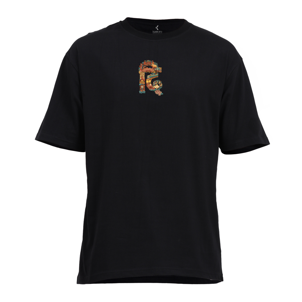 Delhi Text  Oversized T-Shirt