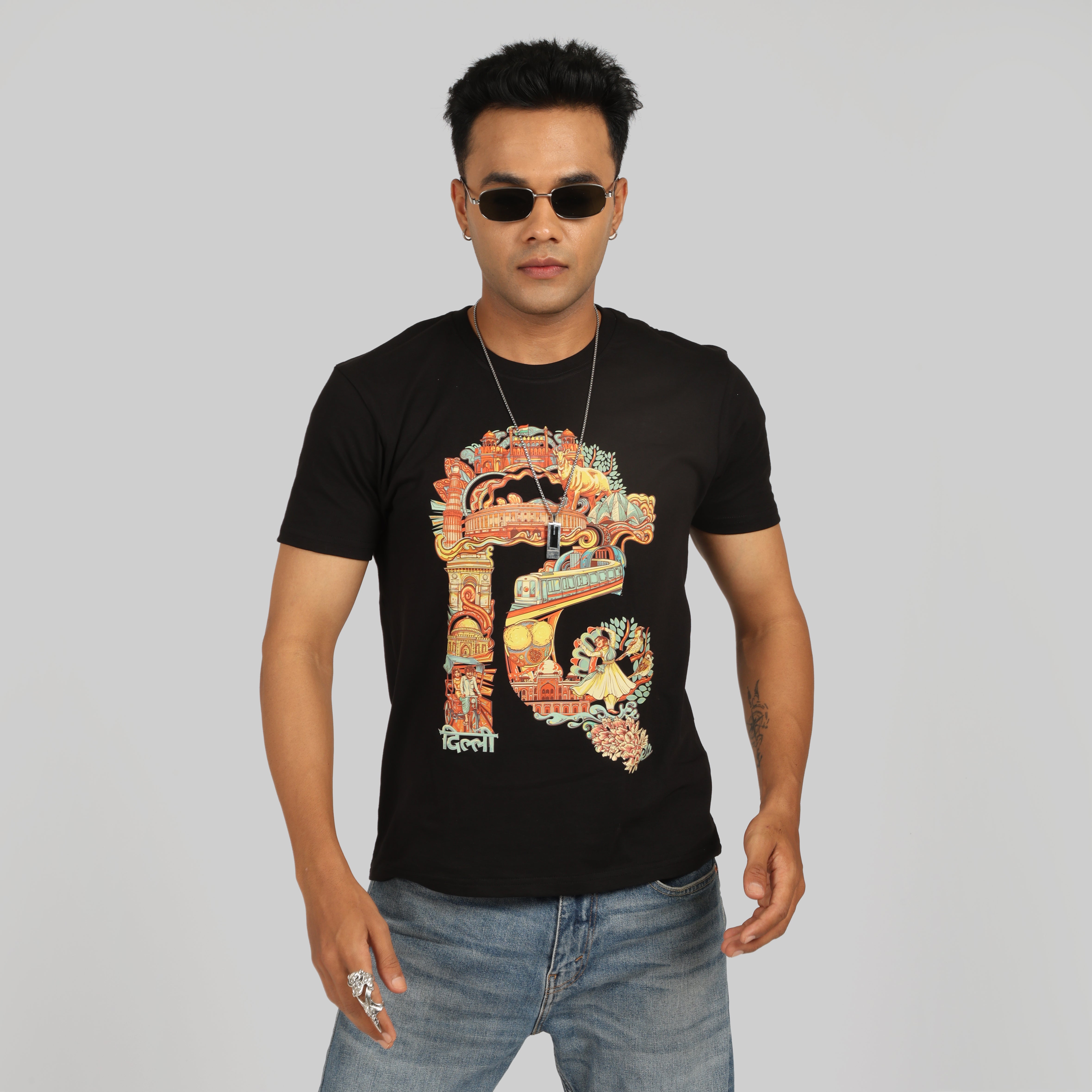 Delhi Text T-Shirt