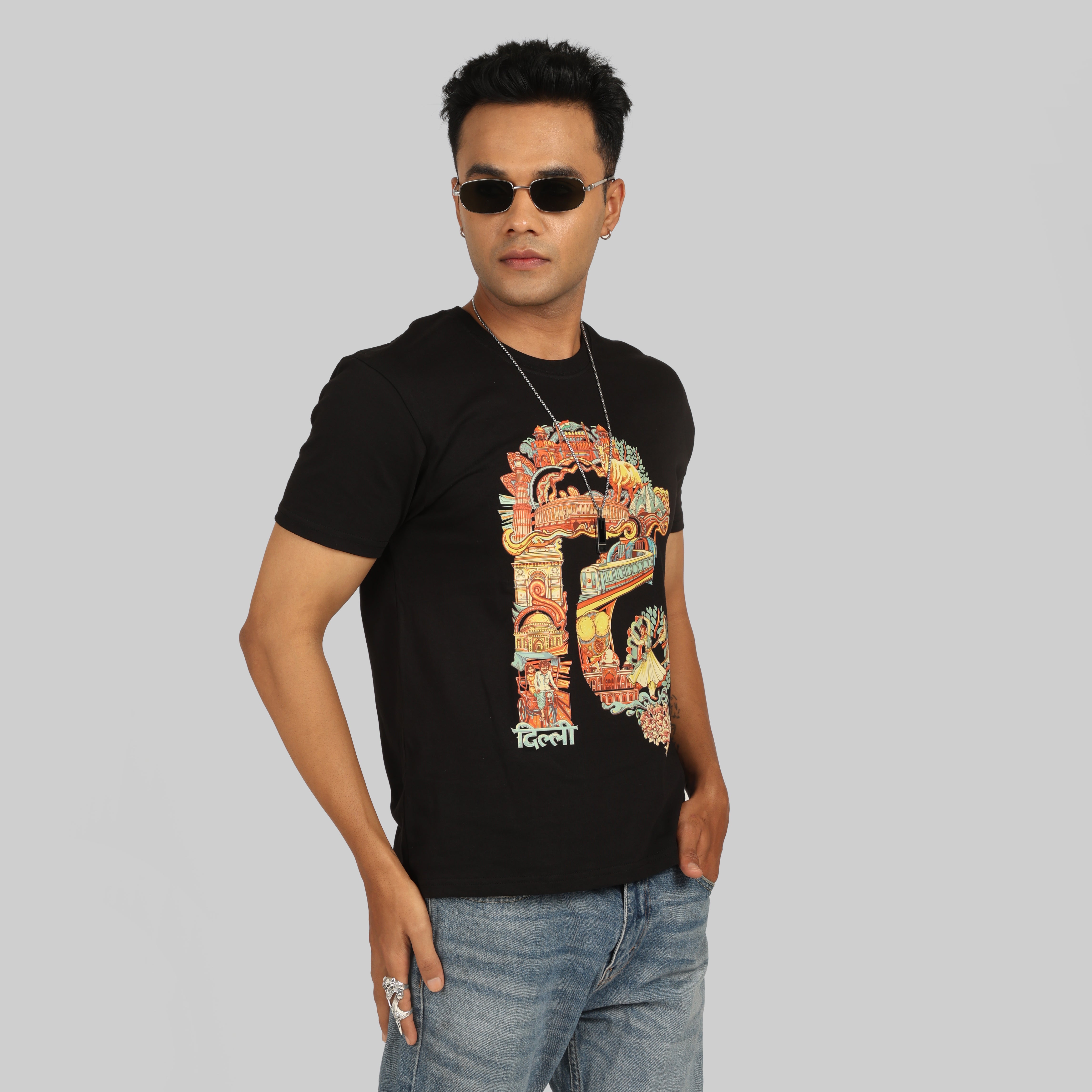 Delhi Text T-Shirt
