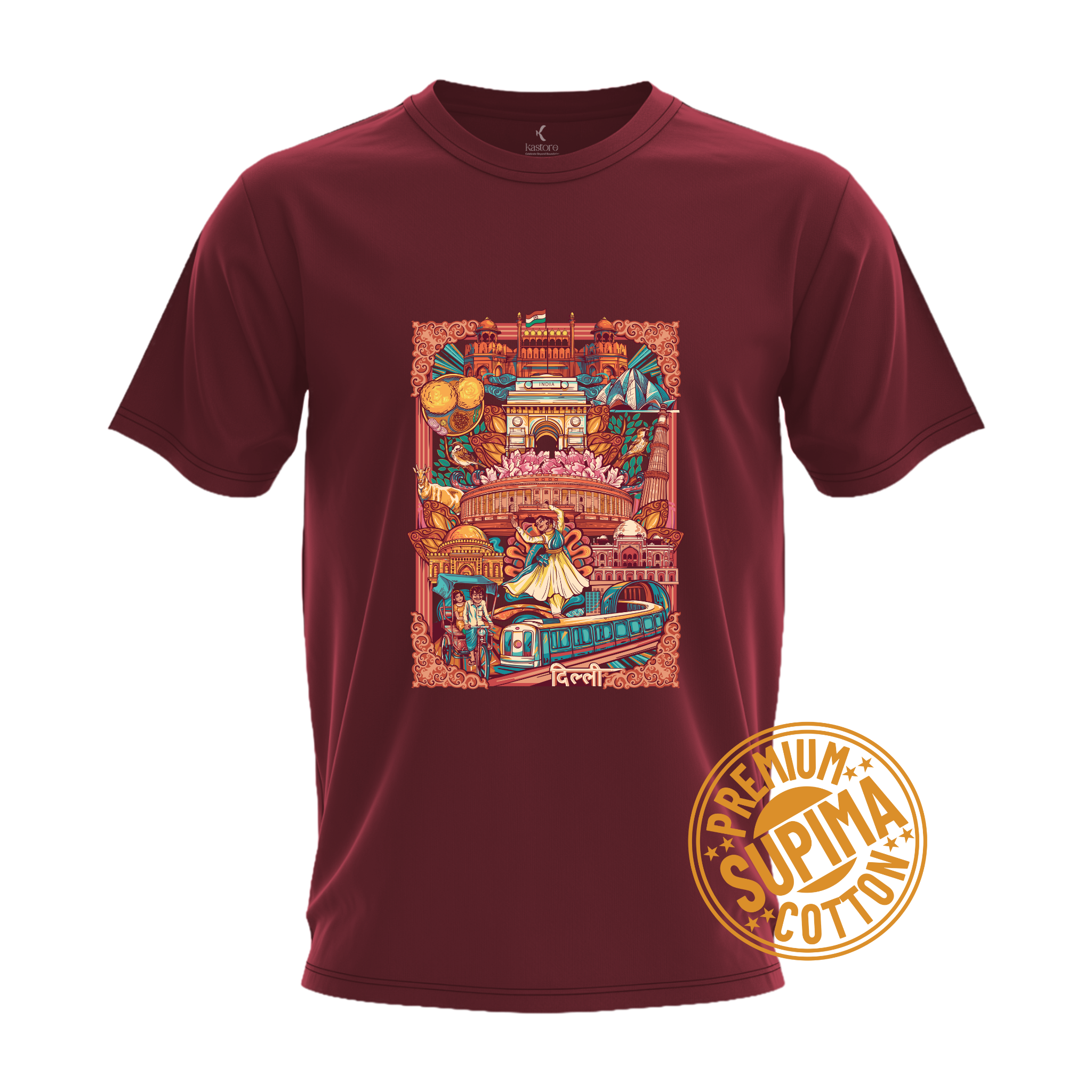 Delhi Frame  Supima T-Shirt