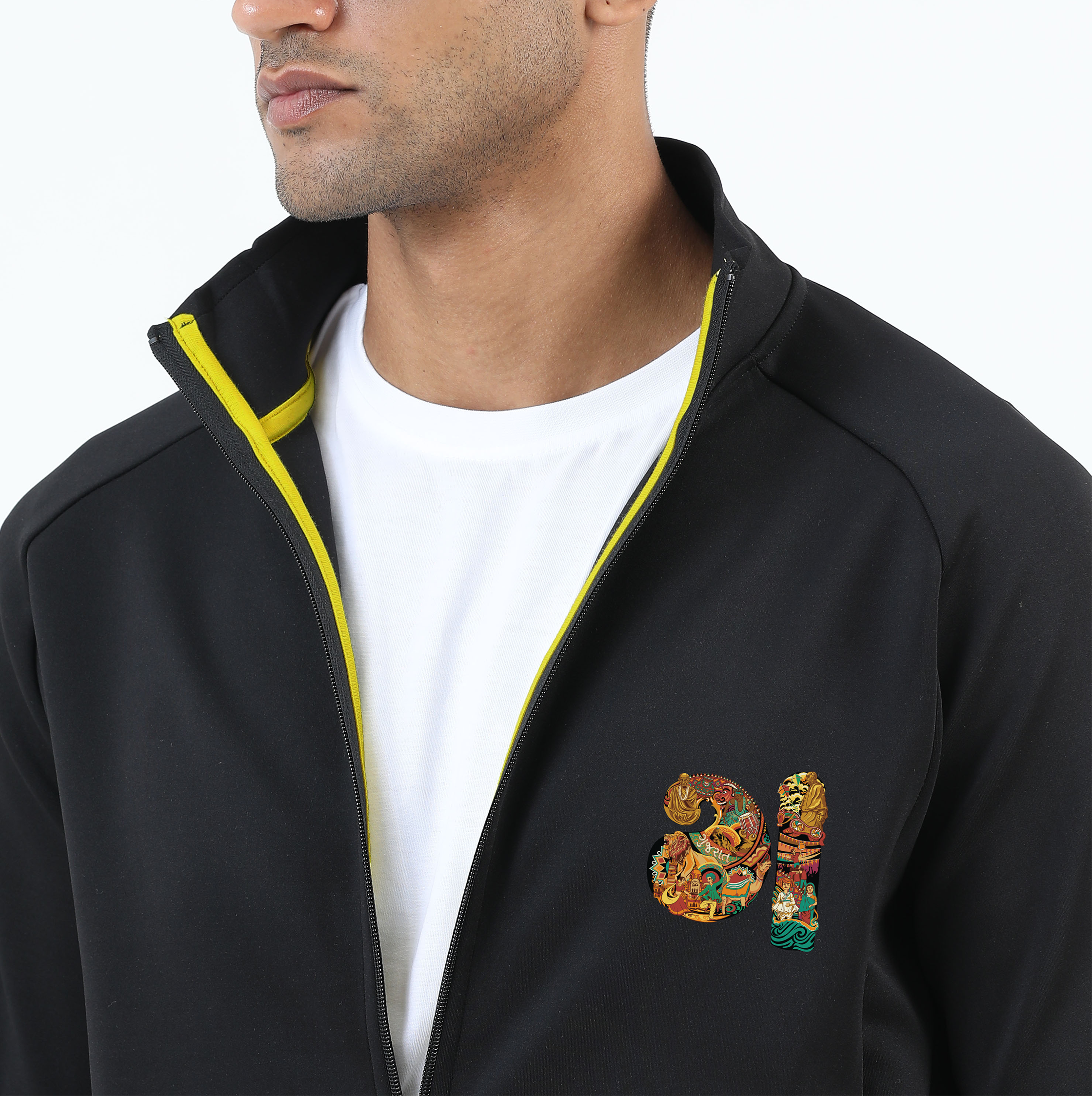 Gujarat Text Jetsetter Jacket