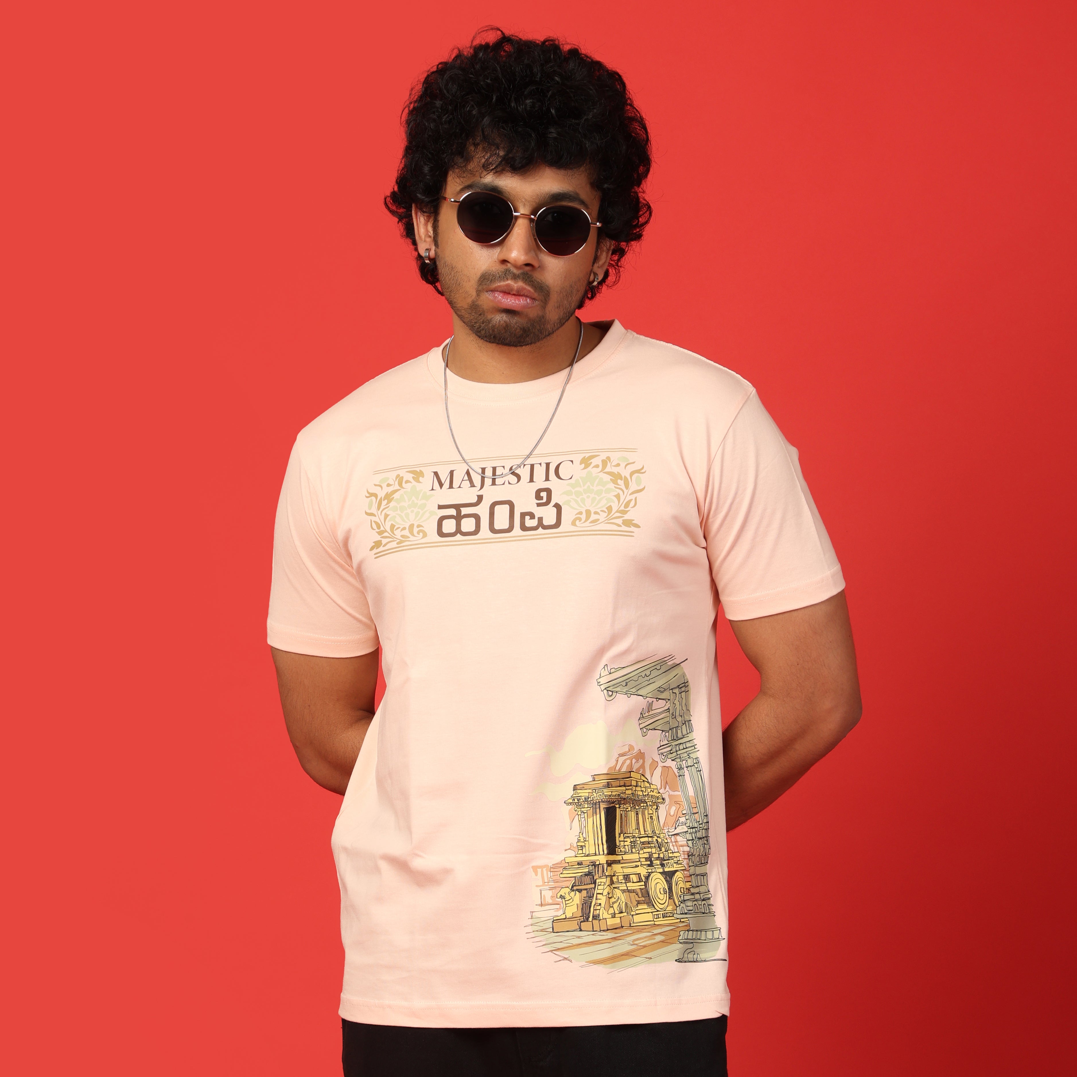 Majestic Hampi  T-Shirt | Kannada T-Shirt | Karnataka T-Shirt