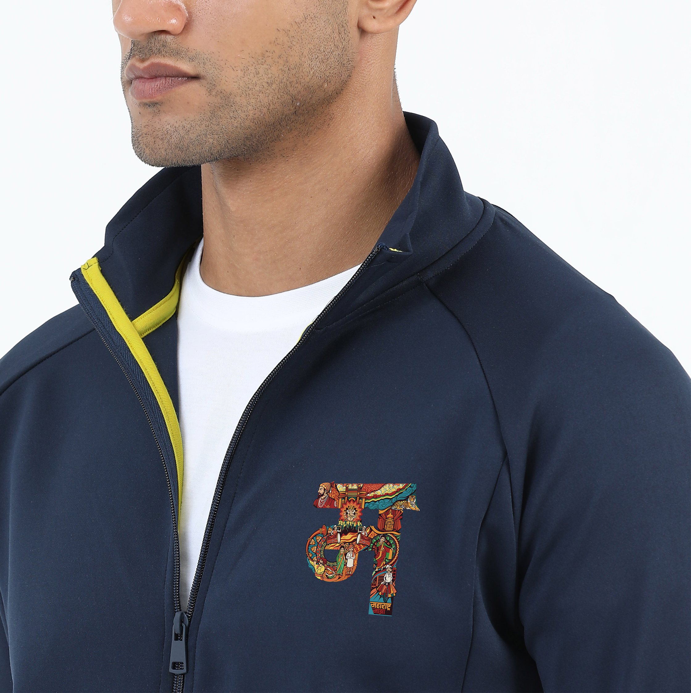 Maharashtra Text Jetsetter Jacket