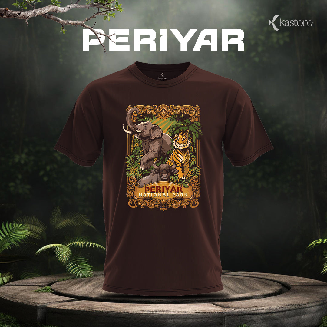 Periyar National Park | English T-Shirt | Kerala T-Shirt