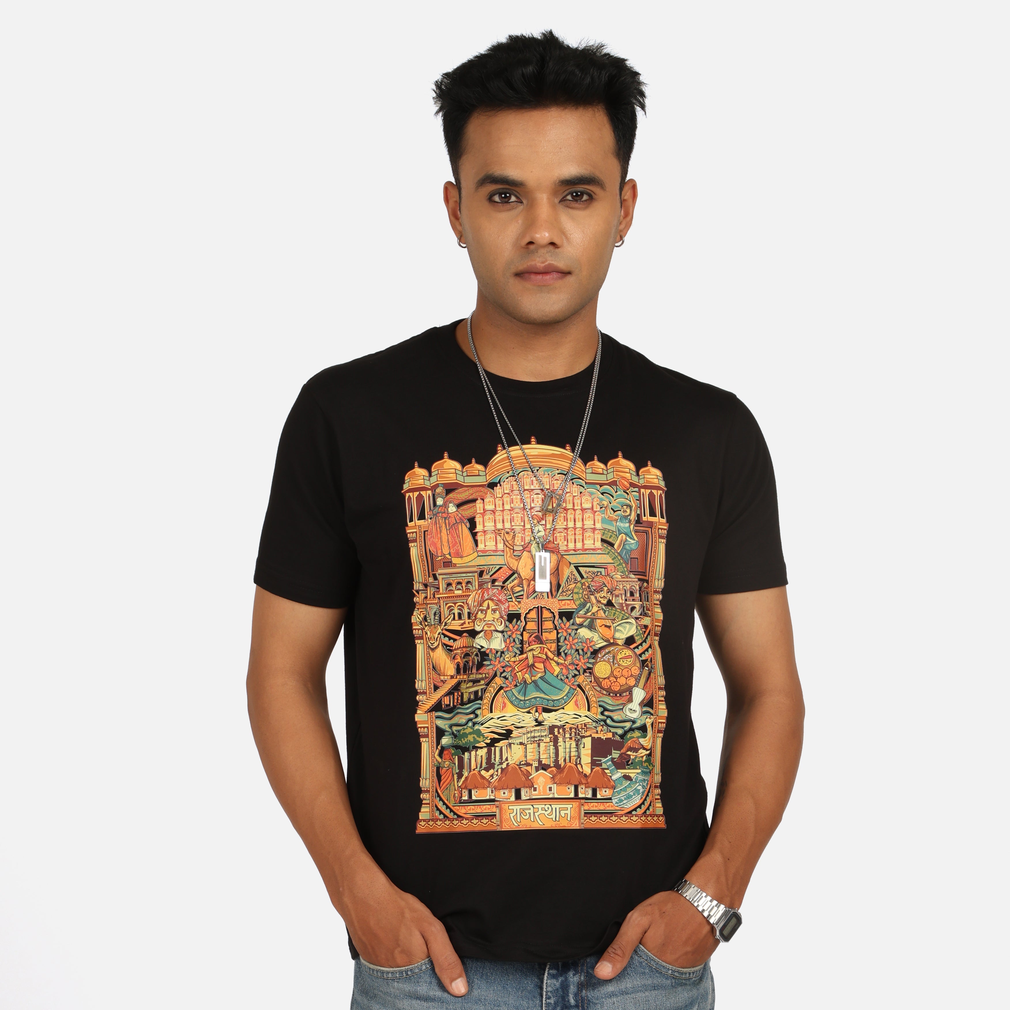 Rajasthan Frame Regular T-Shirt