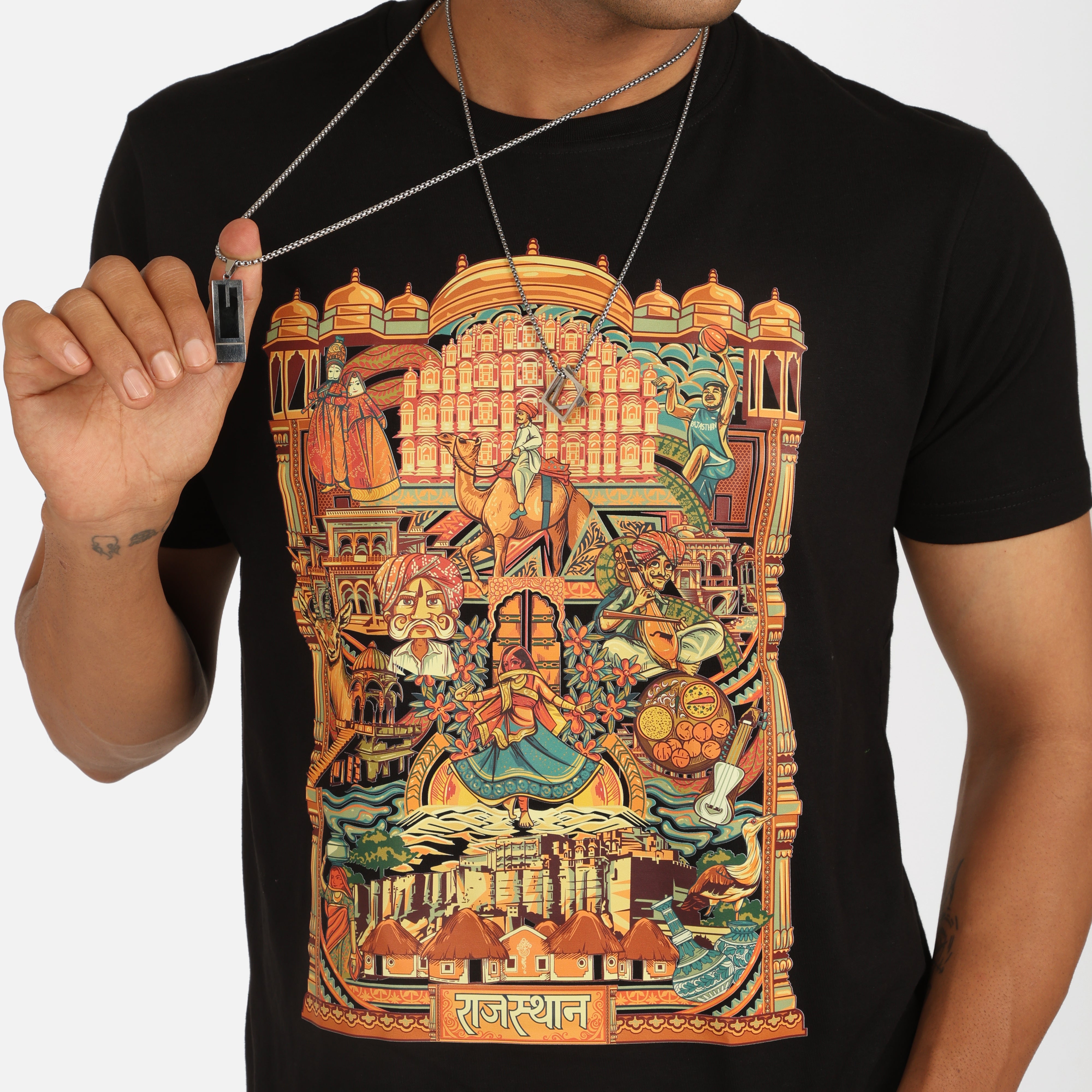 Rajasthan Frame Regular T-Shirt