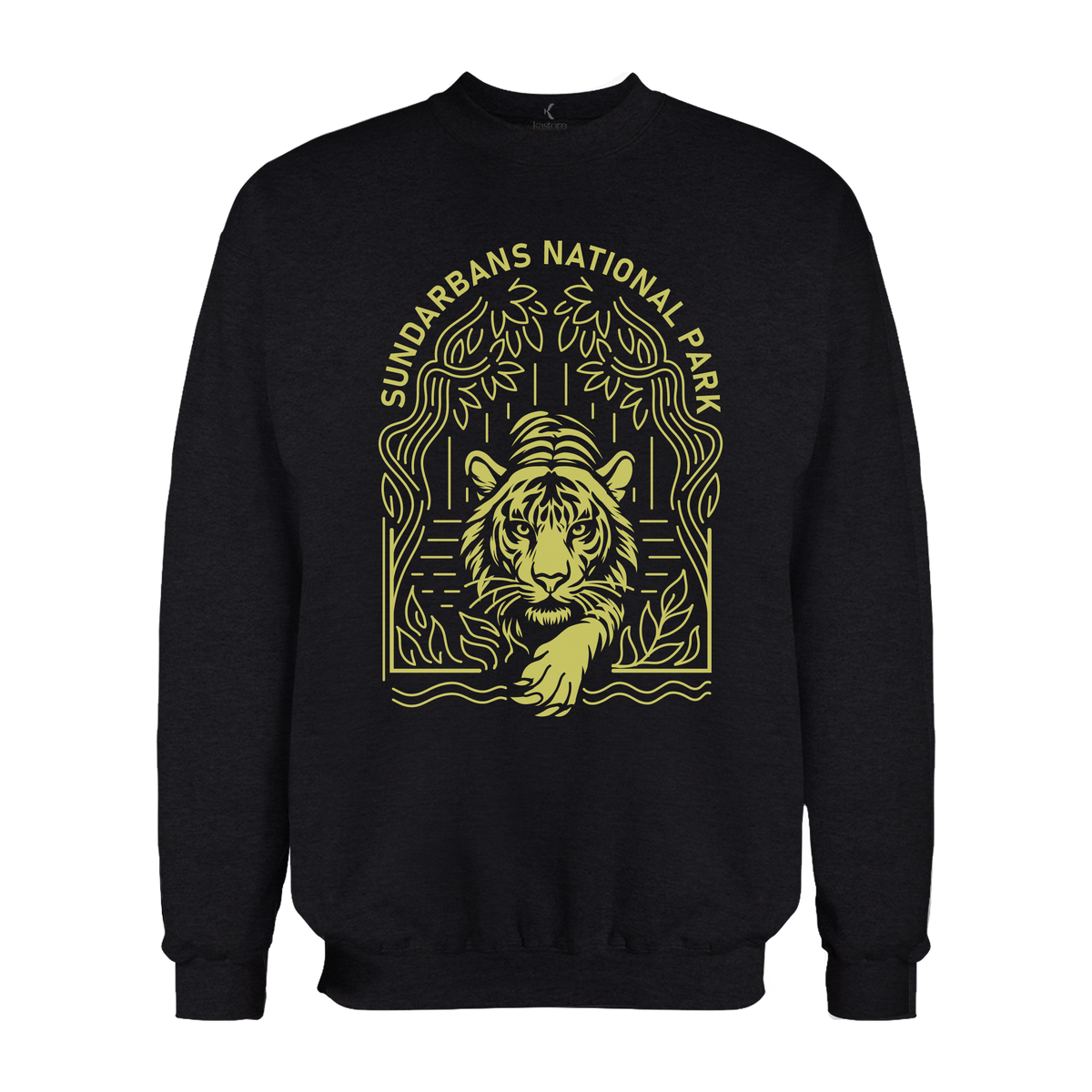 Minimal Sundarbans National Park | English Sweatshirt | West Bengal Sweatshirt