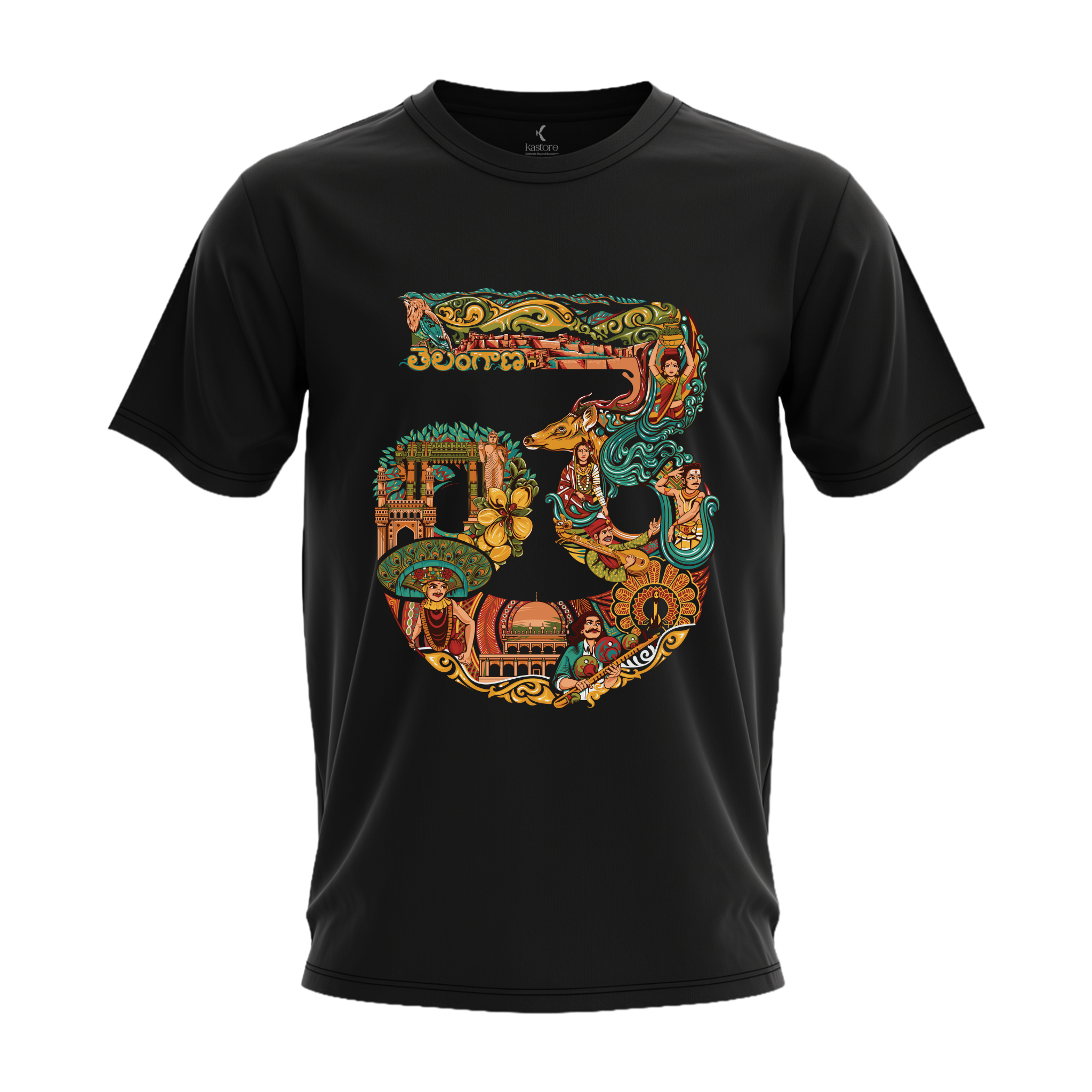 Telangana Text Men's T-Shirt