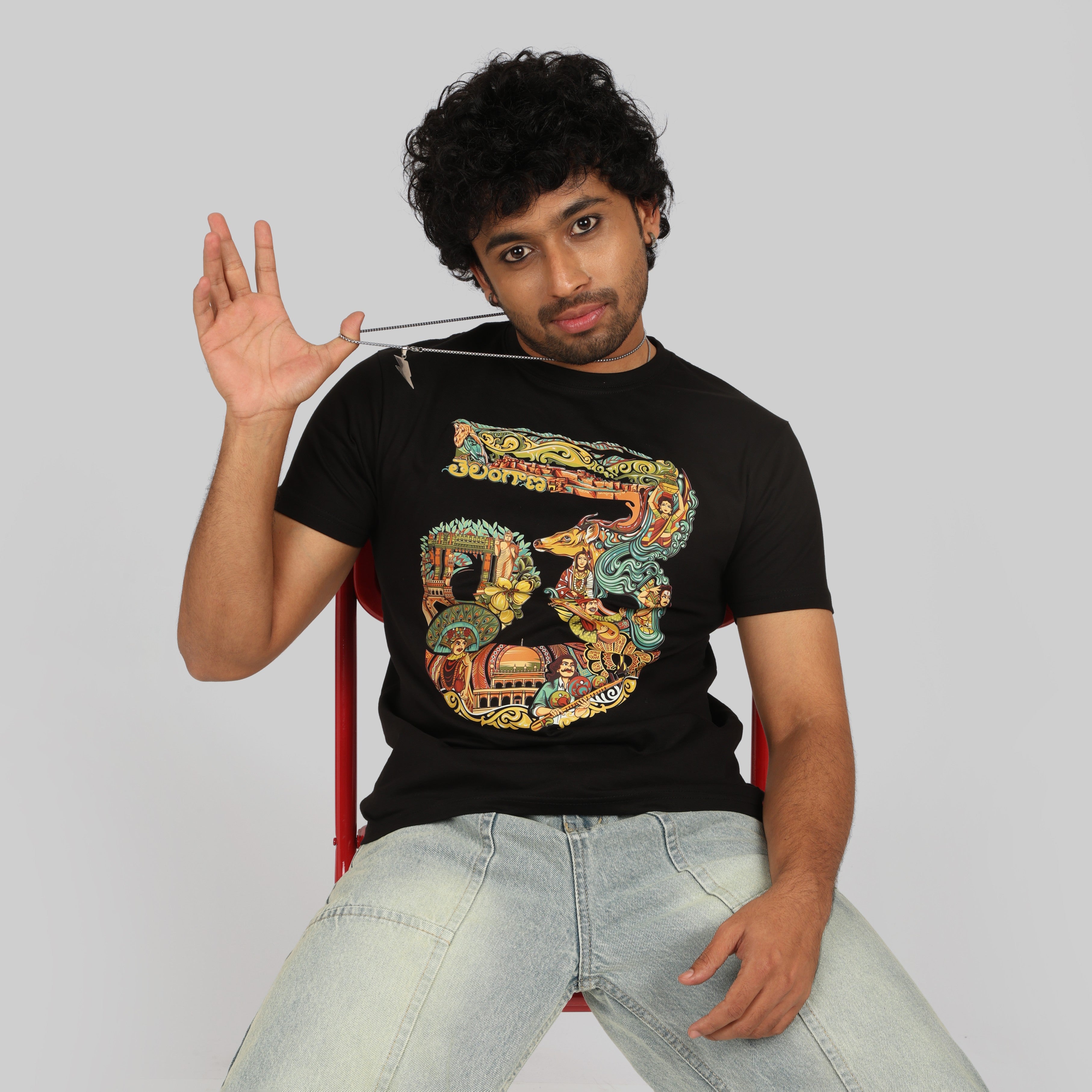 Telangana Text Men's T-Shirt