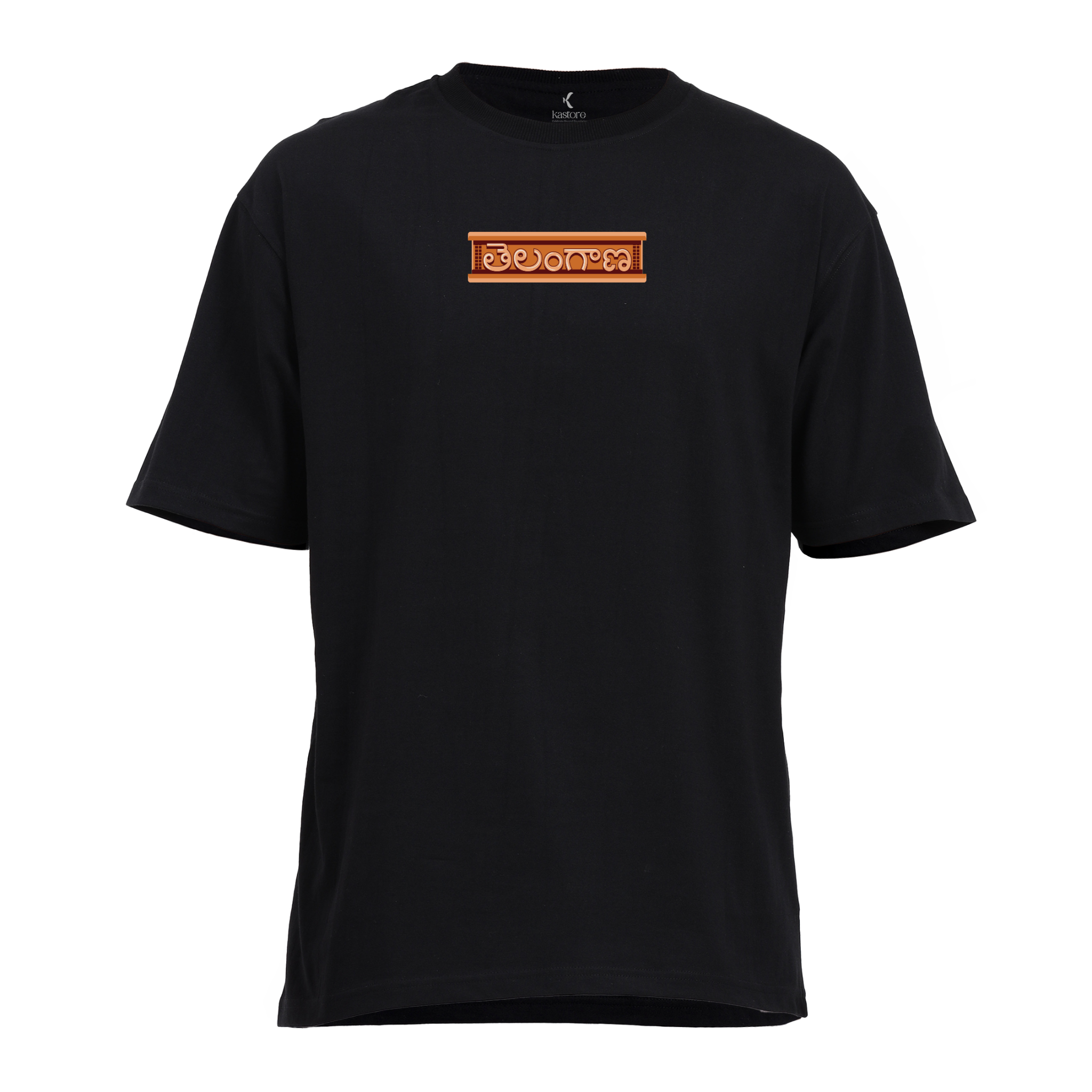 Telangana Frame Design Oversized T-Shirt