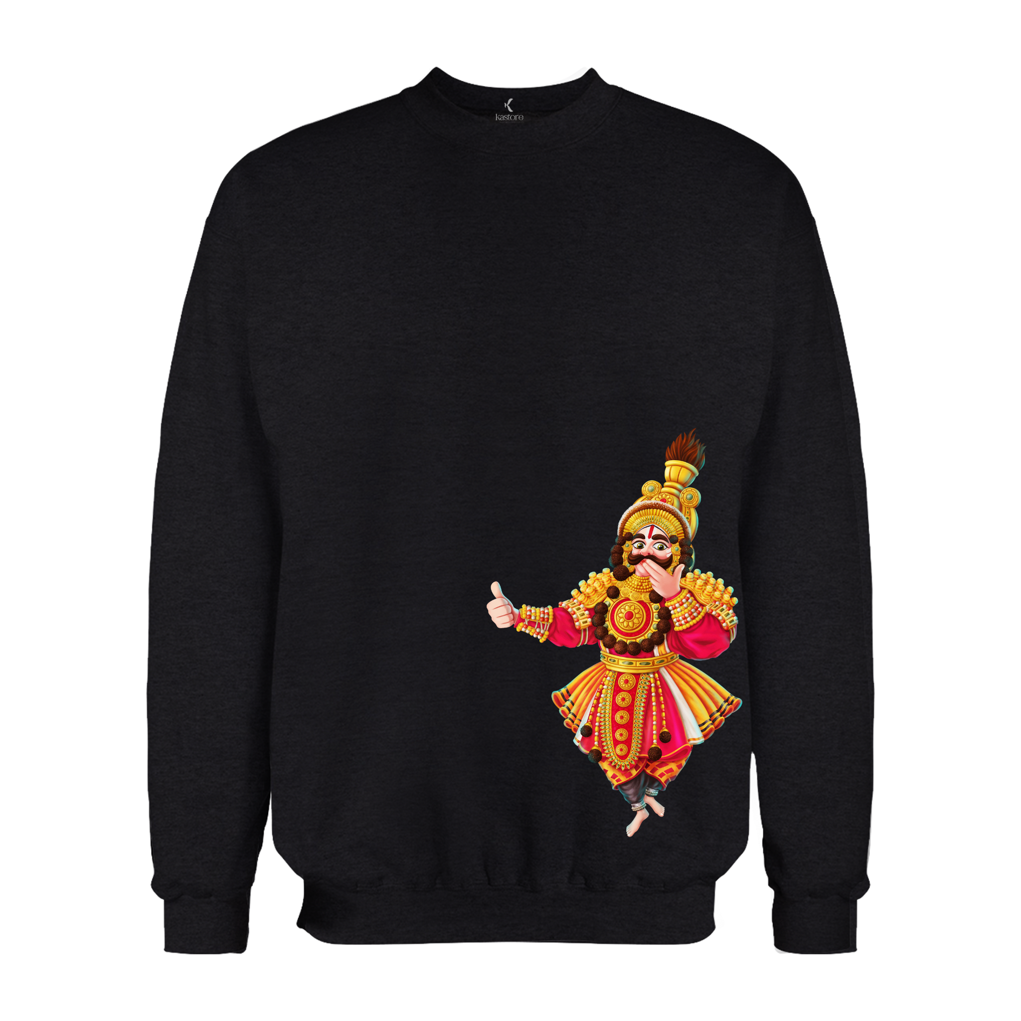 Trendy Yakshagana Sweatshirt | Kannada Sweatshirt| Karnataka  Sweatshirt
