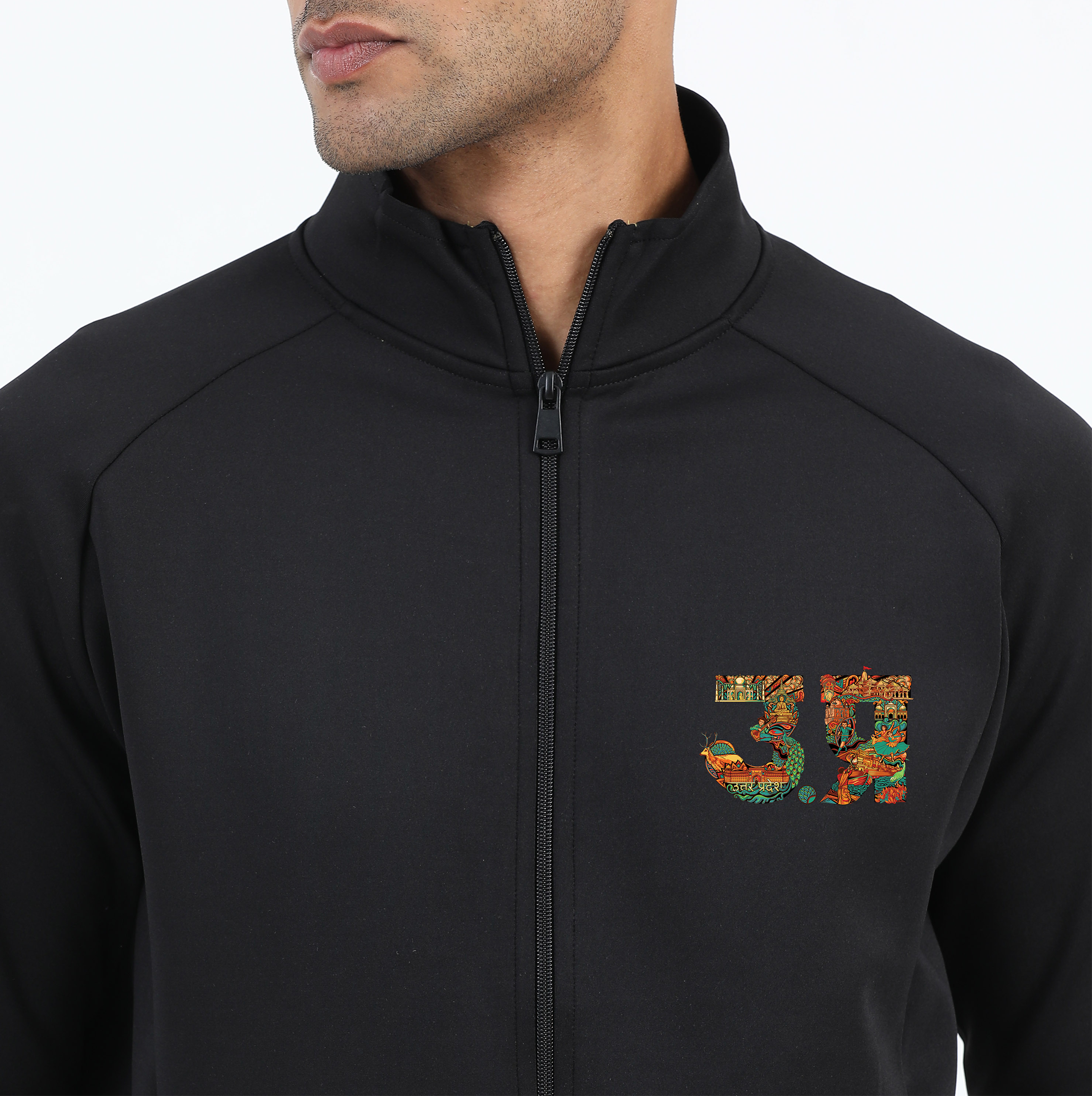 Uttar Pradesh Text Jetsetter Jacket