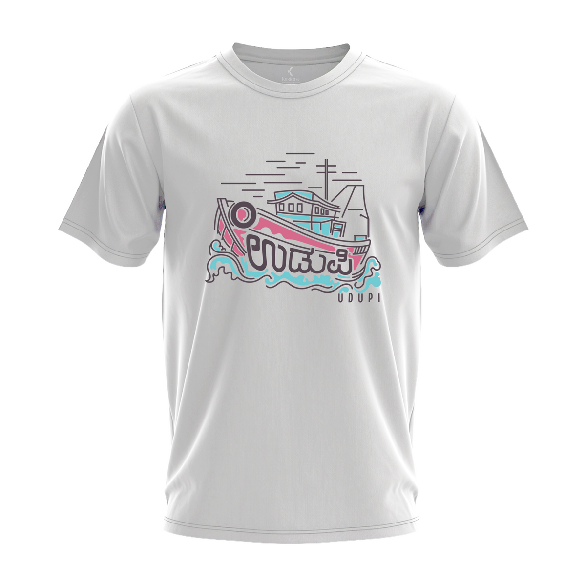 Udupi T-Shirt | Kannada T-Shirt | Karnataka T-Shirt - White