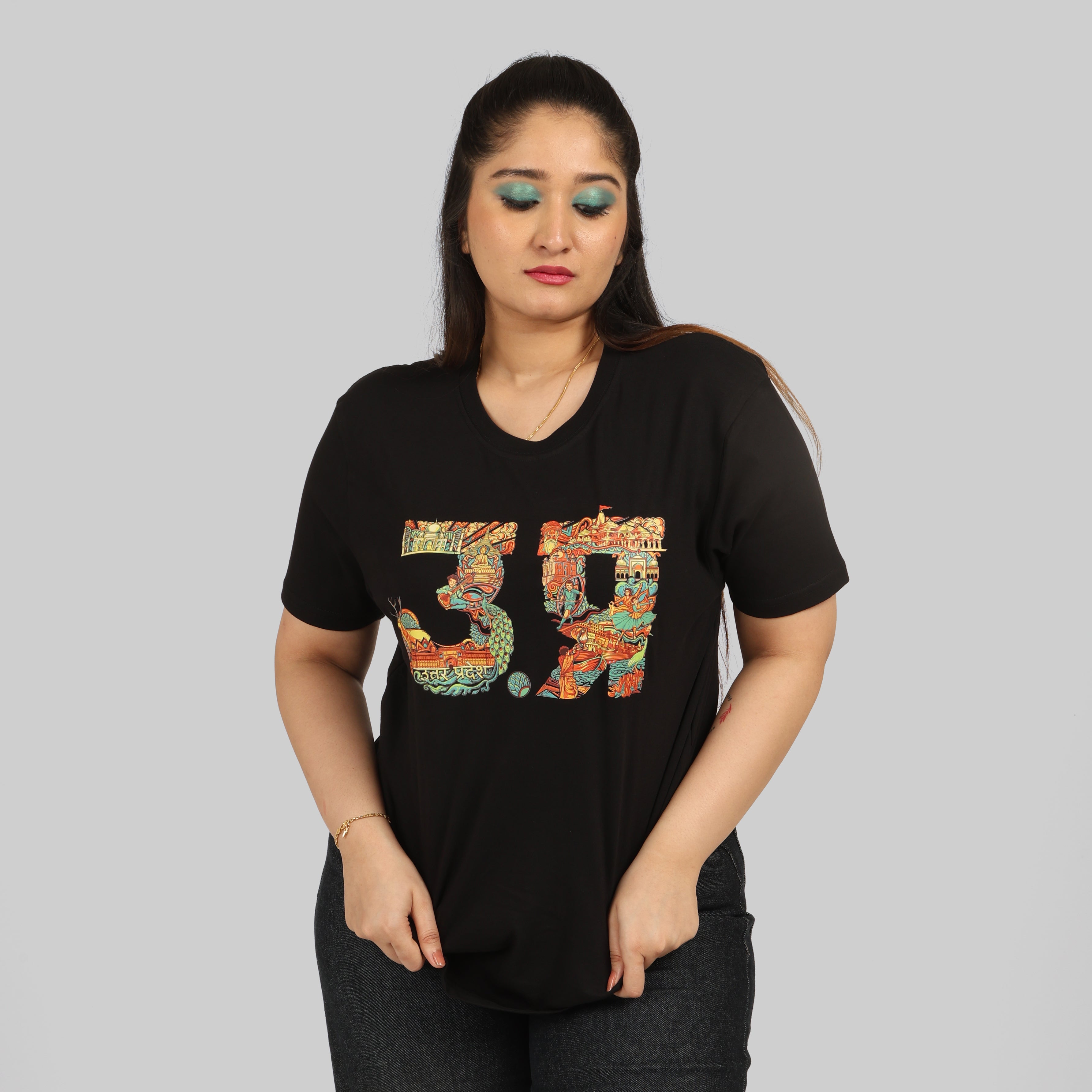 Uttar Pradesh Text Unisex T-Shirt