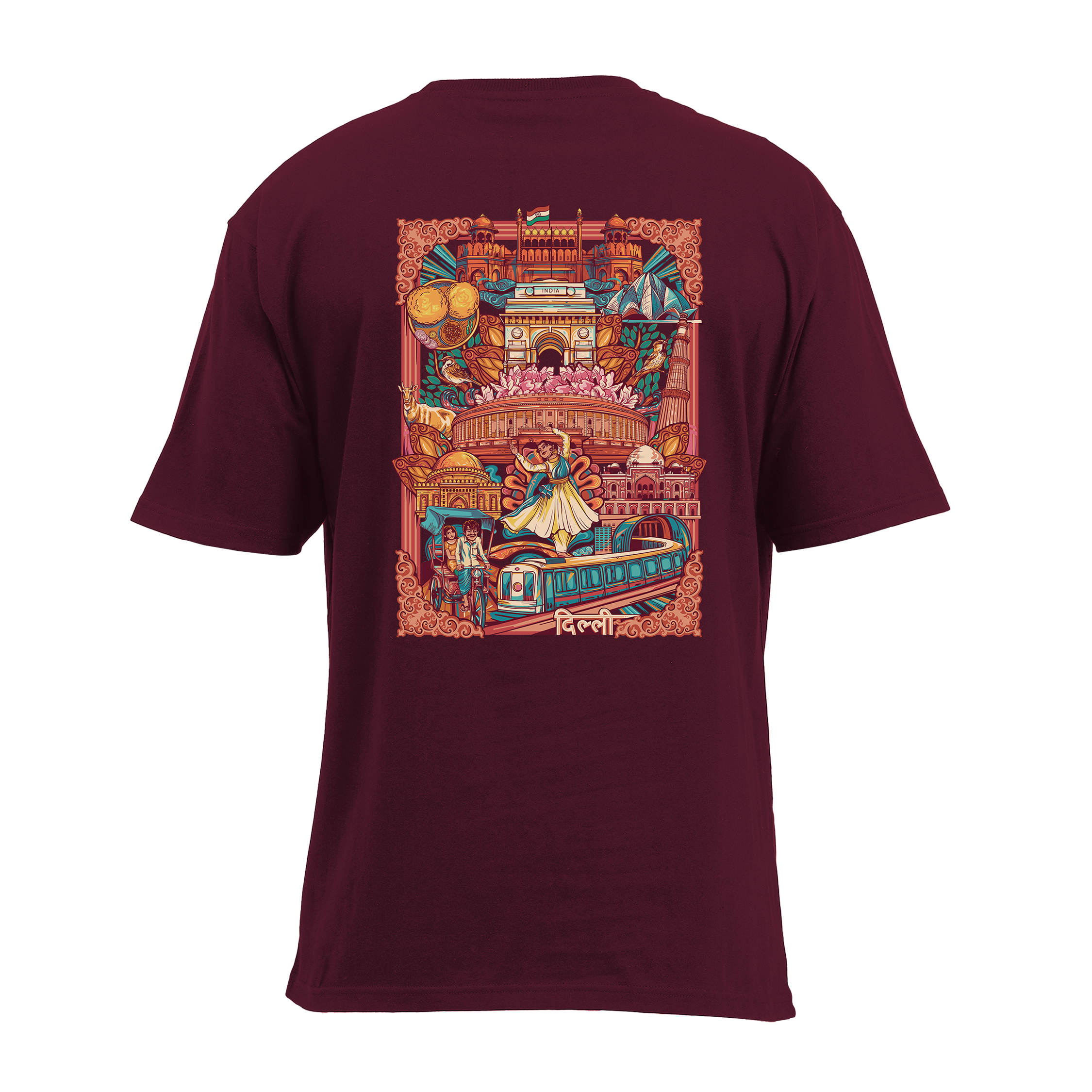 Delhi Frame Oversized T-Shirt