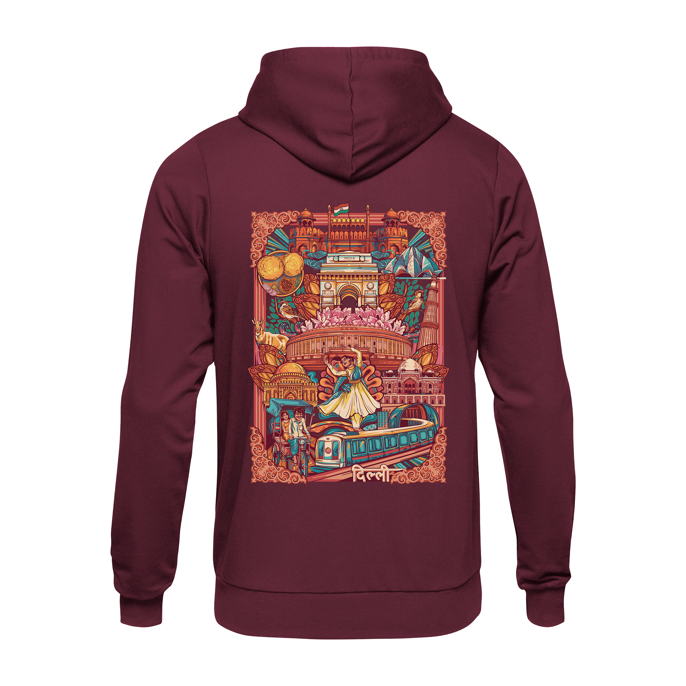 Delhi Frame  Regular Hoodie