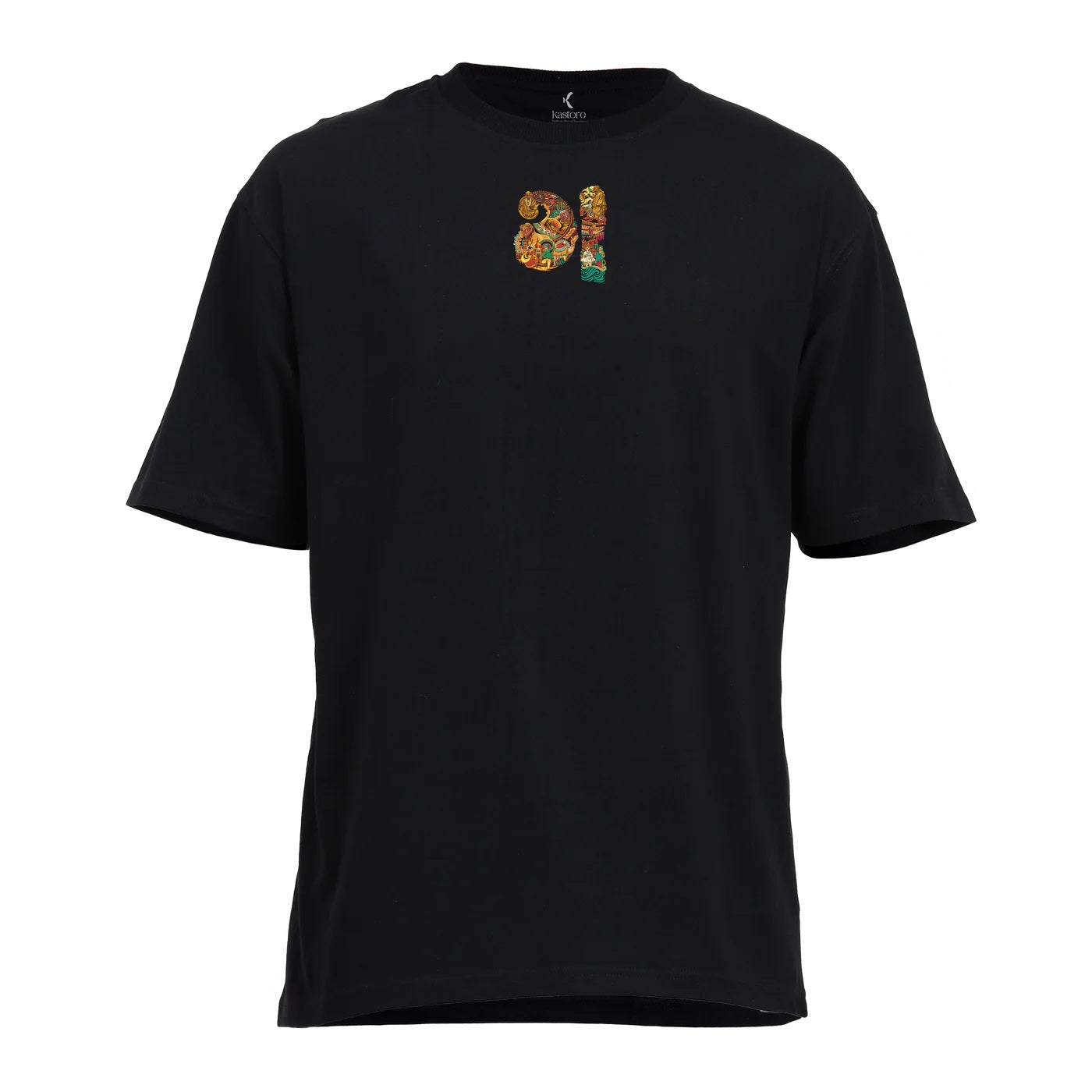 Gujarat Text  Oversized T-Shirt