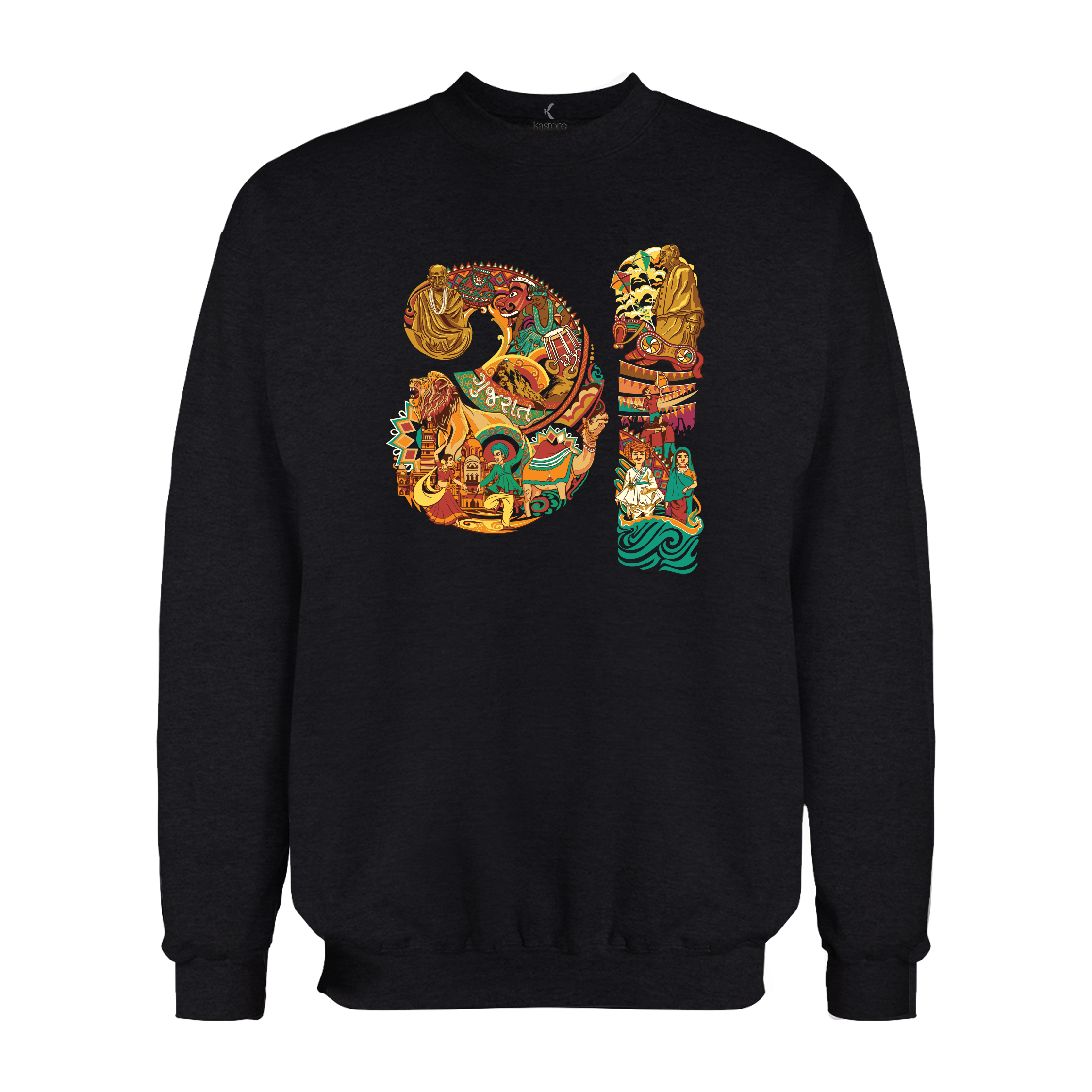 Gujarat Text Sweatshirt