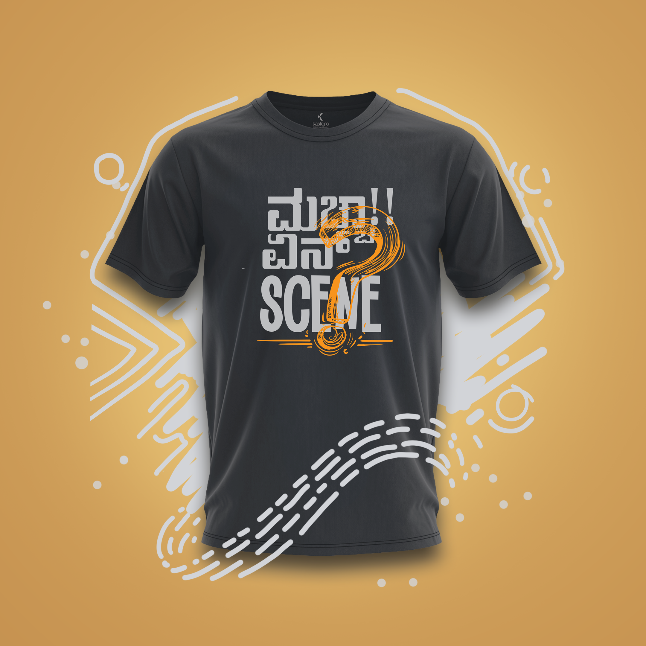 Macha Yen Scene T-Shirt | Kannada T-Shirt | Karnataka T-Shirt