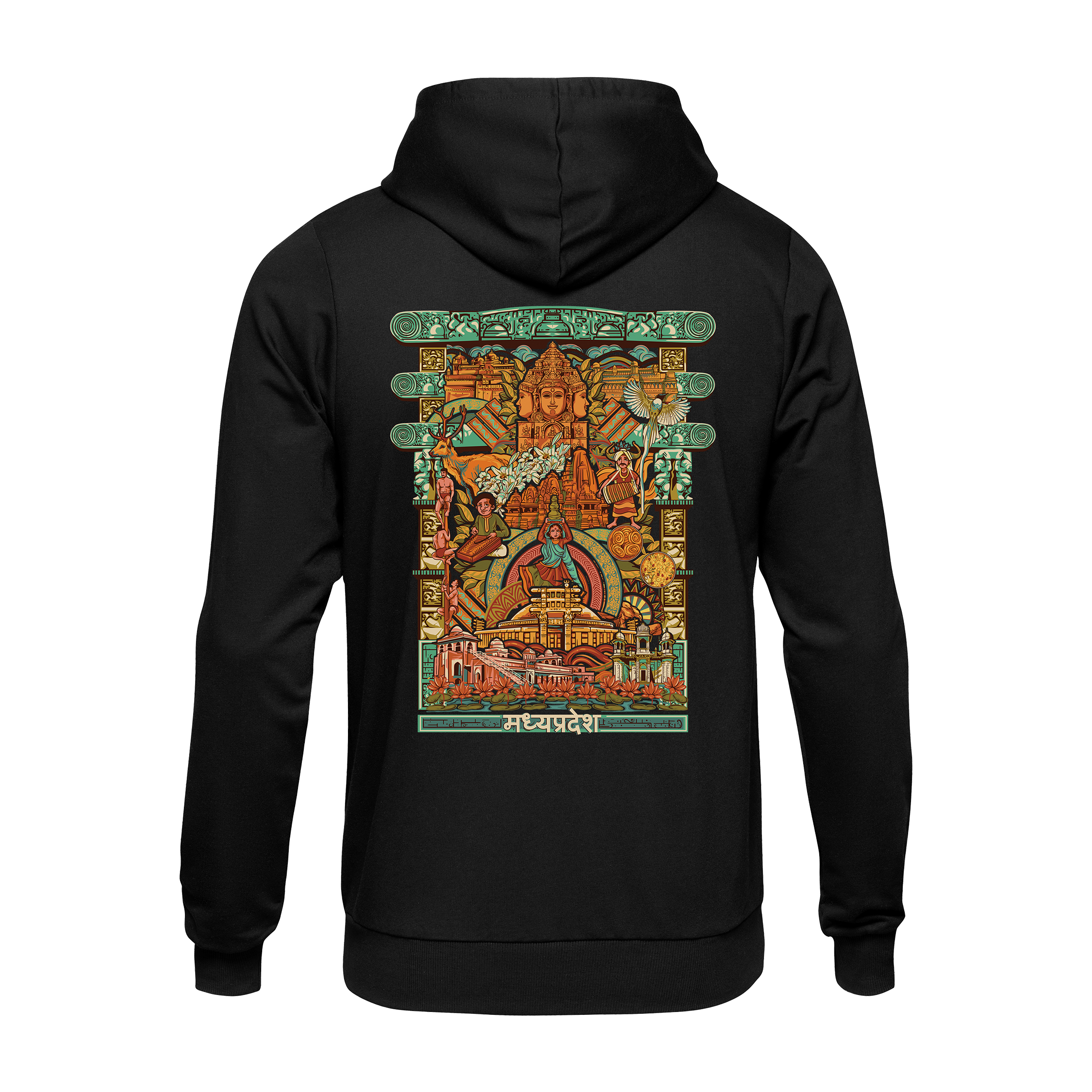 Madhya Pradesh Frame Regular Hoodie