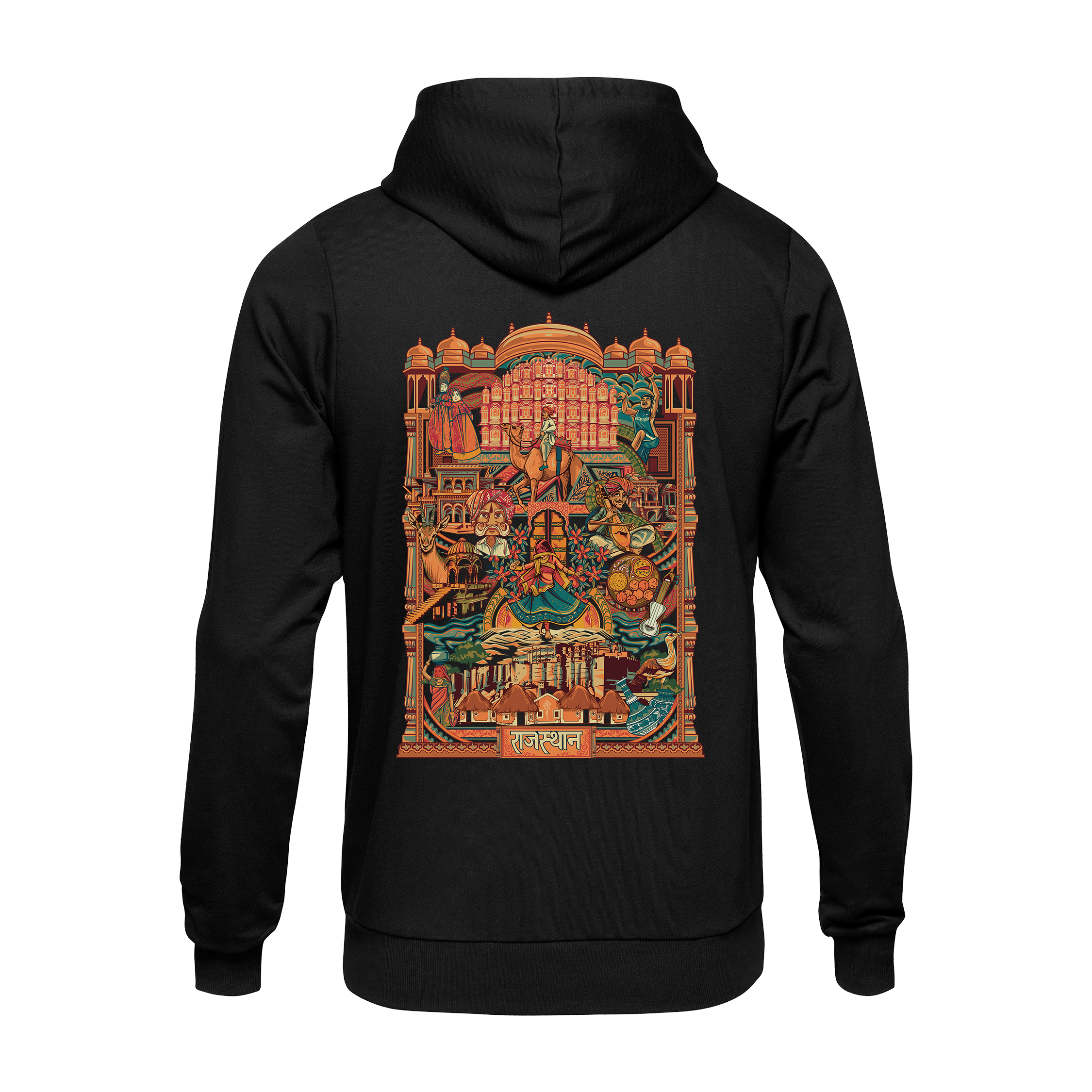 Rajasthan Frame Regular Hoodie