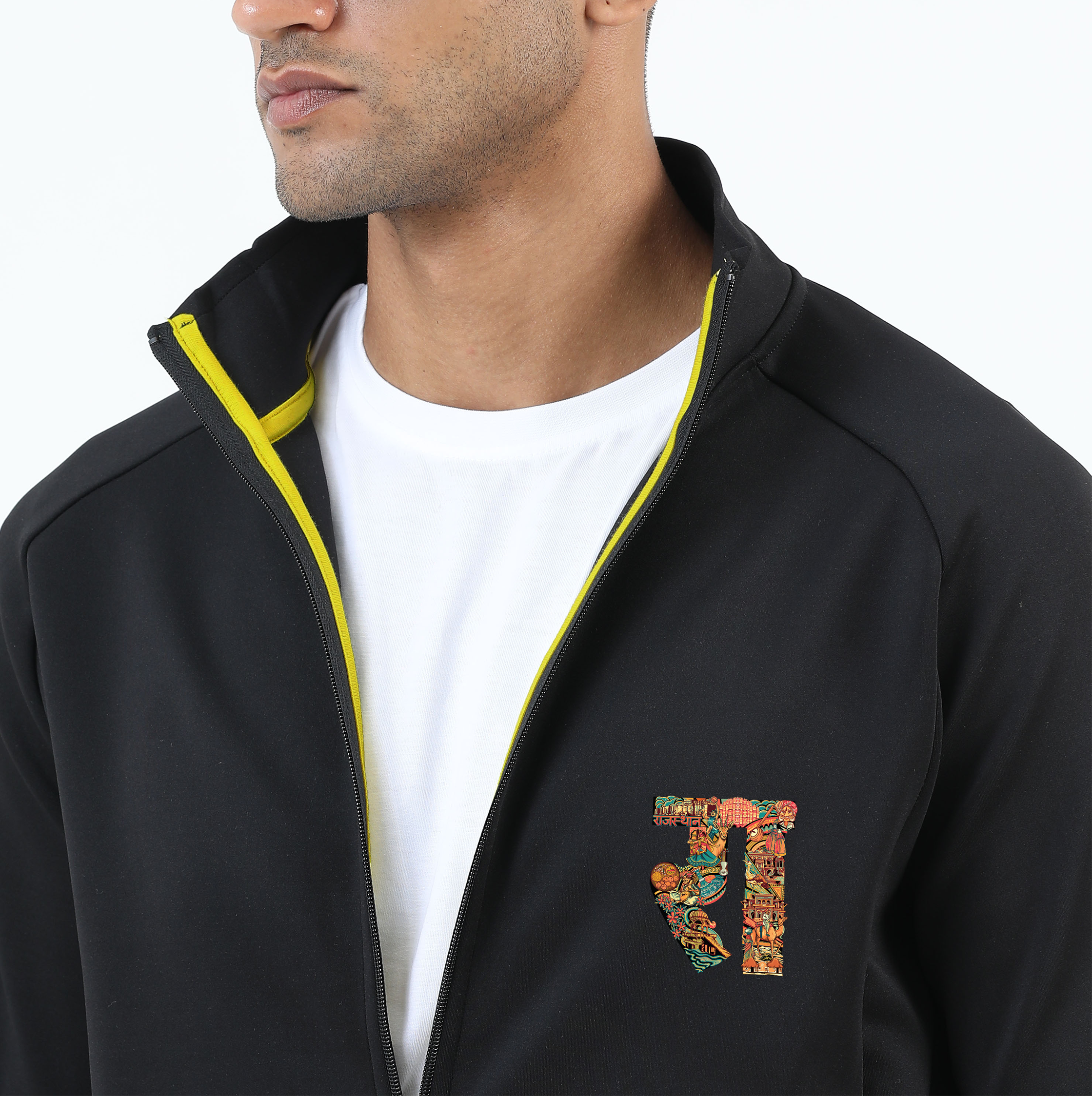 Rajasthan Text Jetsetter Jacket