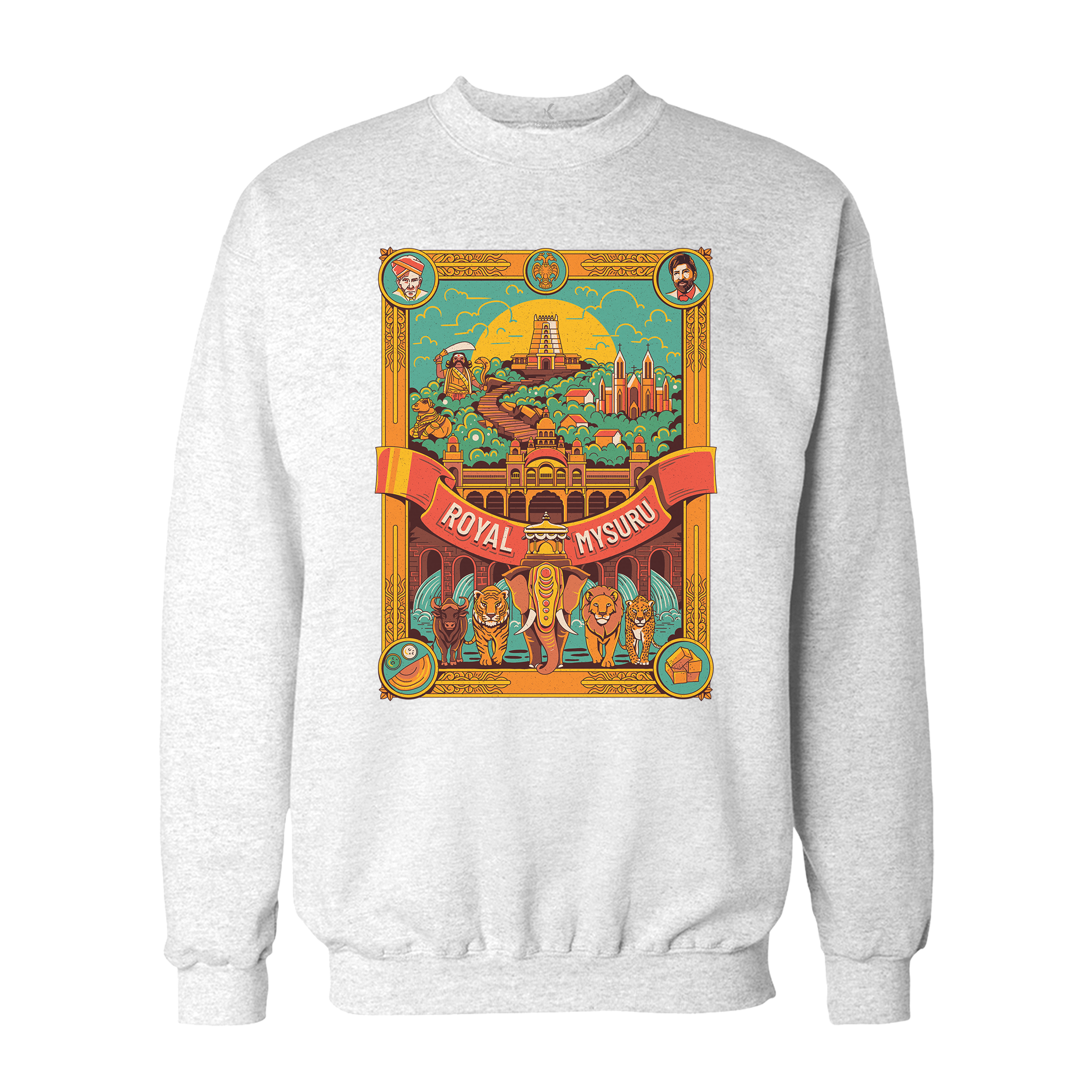 Royal Mysuru Frame Sweatshirt | Mysore City Sweatshirt | KaStore