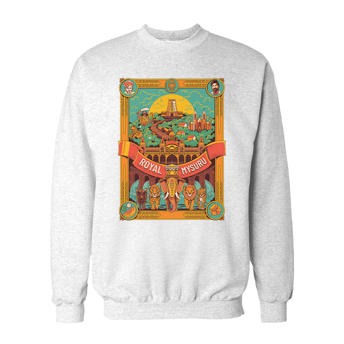 Royal Mysuru Frame Sweatshirt | Mysore City Sweatshirt | KaStore