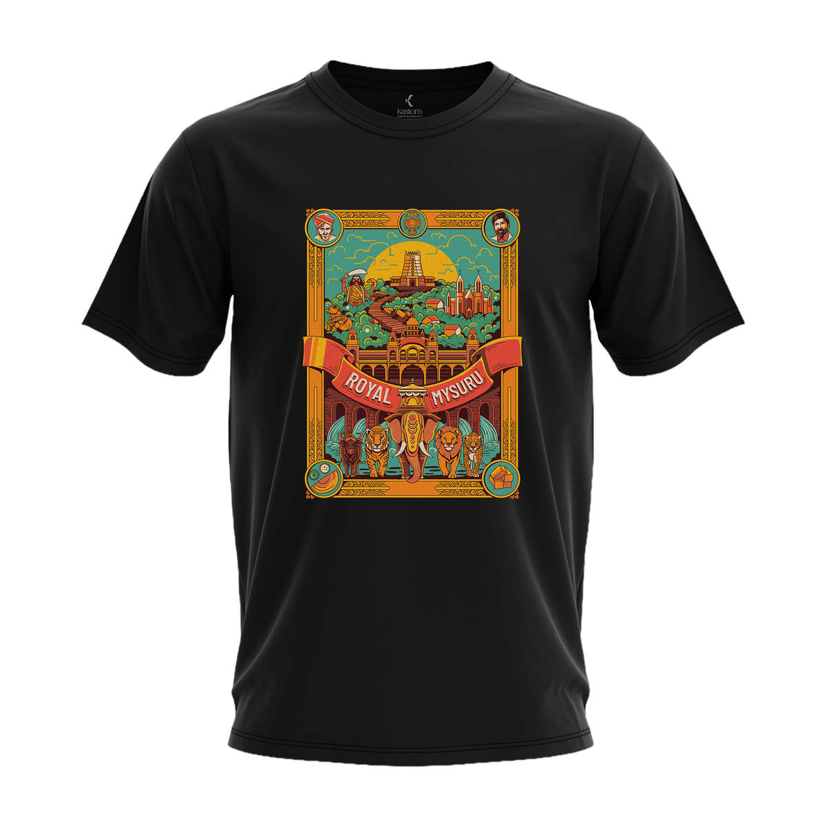 Royal Mysuru Frame T-Shirt | Mysore City T-Shirt | KaStore